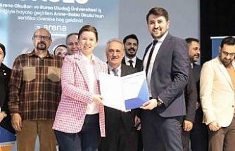 Arena Anne-Baba Okulu’nda sertifika heyecanı