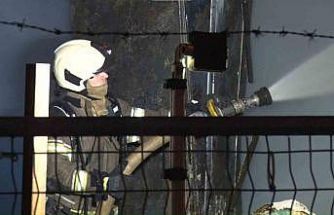 Ataşehir’de mermer atölyesinde yangın: 2 kişi dumandan etkilendi