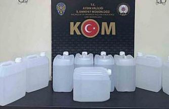 Aydın’da 45 litre etil alkol ele geçirildi