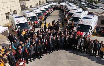 Aydın’da acil sağlık filosuna 16 yeni ambulans