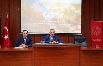 Aydın’da kadına yönelik şiddet görüşüldü