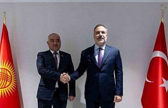 Bakan Fidan, Kırgızistan Yüksek Meclisi Başkanı Uulu ile görüştü