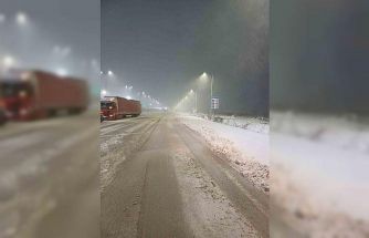 Balkanlar’dan gelen kar sınırdan girdi