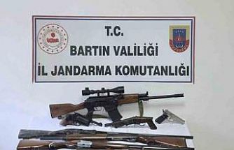 Bartın’da cephane gibi ev