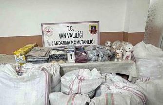 Başkale’de 3 milyon 250 bin TL değerinde kaçak malzeme ele geçirildi