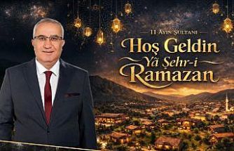 Başkan Arslan; "Rahmet, bereket ve paylaşma ayı olan Ramazan-ı Şerif’i mübarek olsun"