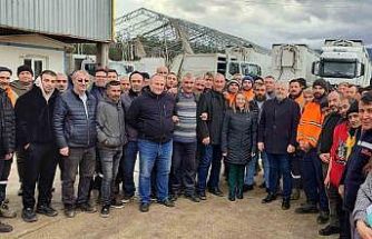 Başkan Tekin’den Biosun işçilerine ekstra zam