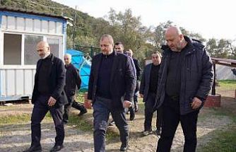 Başkan Usta’dan Hisardere Nekropolü’nde inceleme