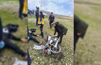 Batman’da motosiklet kazası: 1 yaralı