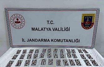 Battalgazi’de 661 adet sentetik ecza hapı ele geçirildi:1 gözaltı