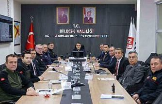 Bilecik’te 112 Acil Çağrı Hizmetleri İl Koordinasyon Komisyon Toplantısı yapıldı