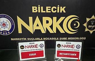 Bilecik’te narkotik operasyonu: 2 gözaltı