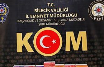 Bilecik’teki 2 ayrı operasyonda 550 paket kaçak sigara ele geçirildi