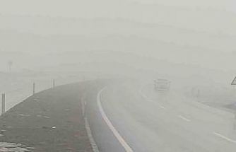 Bingöl’de yoğun sis görüş mesafesini düşürdü