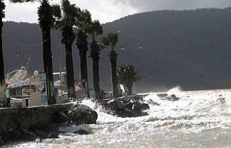 Bodrum-Kaş arası denizlerde fırtına uyarısı
