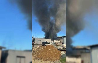 Bodrum’da işçilerin kaldığı konteyner alevlere teslim oldu