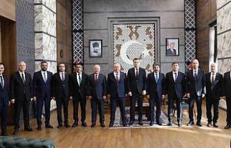 Bölge valilerinden Vali Nedim Akmeşe’ye hayırlı olsun ziyareti