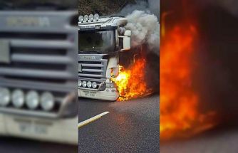 Bolu Dağı’nda tanker alev alev yandı