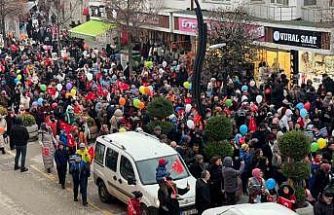 Bolu’da yüzlerce kişi ‘Ramazan Alayı’ yürüyüşünde buluştu