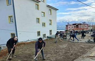 Bozdoğan’da okul çevresinde düzenlemeler devam ediyor