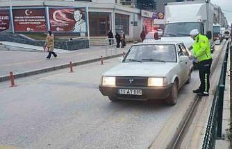 Bozüyük’te yaya geçidi uygulaması