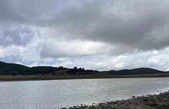 Buldan Yayla Gölünde sevindiren doluluk