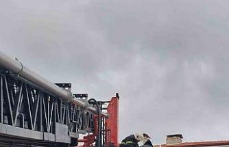 Burdur’da baca yangını itfaiye ekiplerince söndürüldü