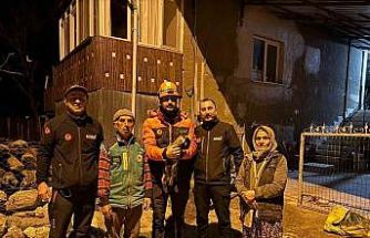 Burdur’da kuyuya düşen oğlak ekipler tarafından kurtarıldı