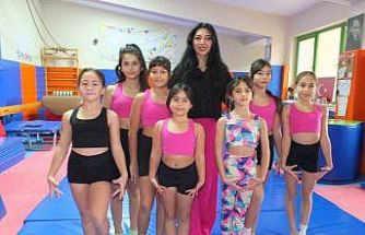 Burhaniye’de jimnastik kursları yoğun ilgi gördü