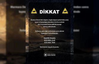 Bursa Valiliği’nden Marmara için fırtına uyarısı