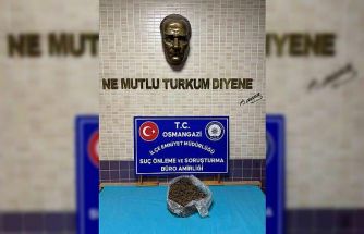 Bursa’da 1 kilo 280 gram esrar ele geçirildi