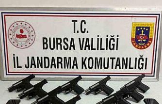 Bursa’da Jandarmadan silah operasyonu