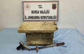 Bursa’da tarihi eser kaçakçılığına jandarma engeli