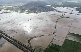Büyük Menderes’te su seviyesi en yüksek seviyeye ulaştı