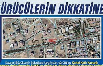 Büyükşehirden sürücülere yol uyarısı