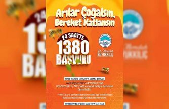 Büyükşehir’in Arılar Çoğalsın Bereket Katlansın Projesi’ne yoğun ilgi: 24 saatte bin 380 başvuru
