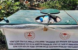 Çanakkale’de 8 yılda yaklaşık 500 bin adet bitki koruma ürünü zirai atık ambalajı toplanarak imha edildi