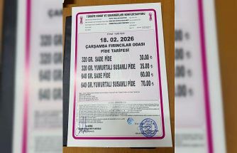 Çarşamba’da pide fiyatları belli oldu