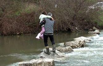Çatalca’da dere taşkını vatandaşları yıllardır mağdur ediyor