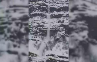 Çığ düşme anı kamerada