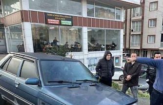 Çorba içmeye geldiği lokantada faciayı önledi