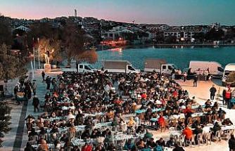 Datça’da 600 kişilik iftar sofrası kuruldu