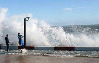 Denizlerde fırtına uyarısı