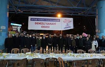 Denizli Sanayi Odasının iftar sofrası Fatih Mahallesi’nde kuruldu