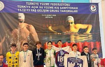 Denizlili yüzücü Türkiye şampiyonu oldu