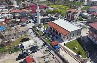 Depremin ardından inşa edilen 120. cami ibadete açıldı