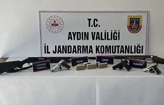 Didim’de ruhsatsız silah operasyonu