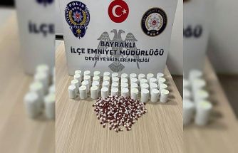 Durdurulan araçta 2 bin uyuşturucu hap ele geçirildi