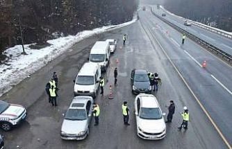Düzce’de 2 bin 523 araca cezai işlem uygulandı