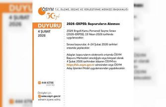 EKPSS 19 Nisan’da yapılacak
